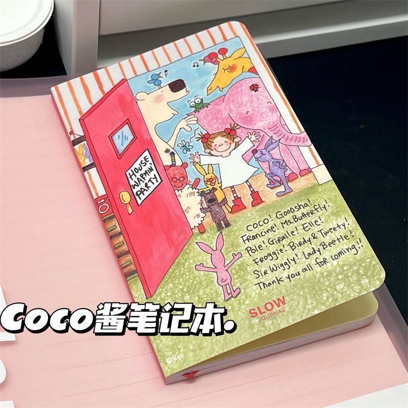 รูปแบบใหม่ COCO Sauce Notebook ญี่ปุ่นน่ารักตารางสมุดบันทึกคู่มือนักเรียน Planner