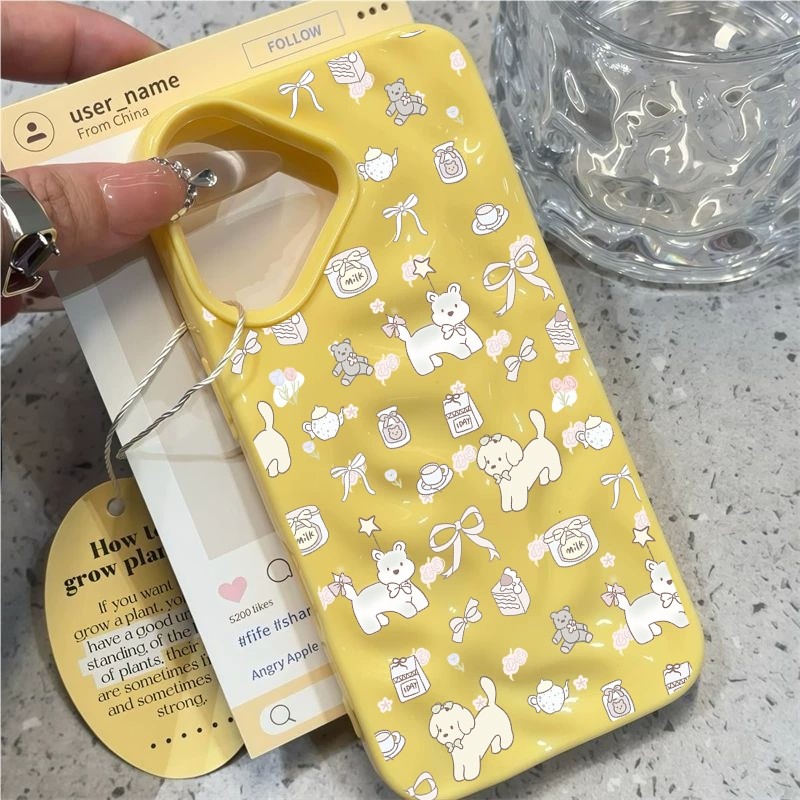 สินค้าพร้อมส่ง! ลายสัตว์ดอกดอกเล็กเต็มจอ เคสไอโฟน 17/17Pro/17ProMax/16/16Pro/16ProMax/15/14/13/12/11/X/XS/XR/8/7