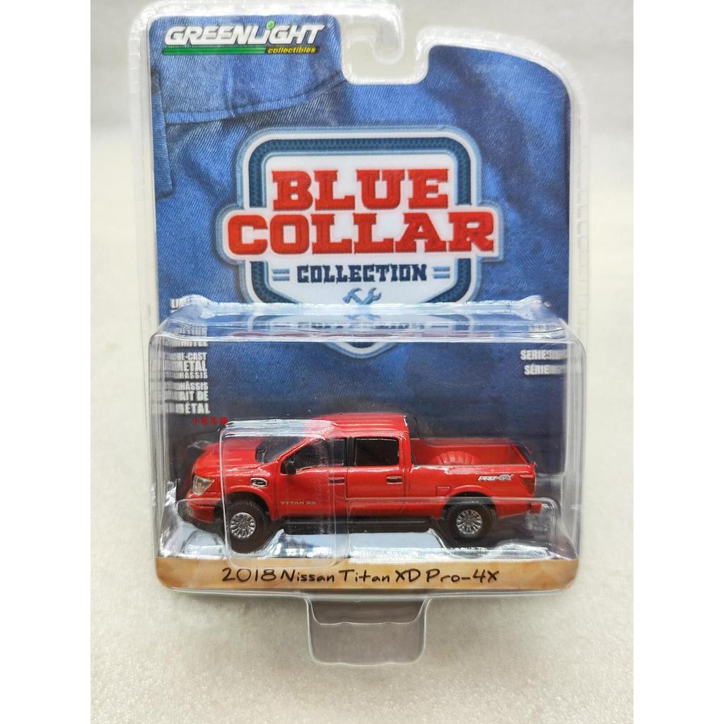 แสงสีเขียว 1: 64 2018 Nissan Titan XD Pro-4X Nissan รถกระบะ 35120-F