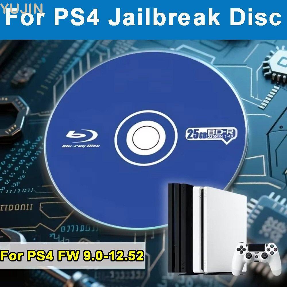 YUJIN All-in-One Jailbreak Disc, 1 Click Boot ไม่มี PC Needed BD-JB Disc, สําหรับ Firmware 9.0-12.52
