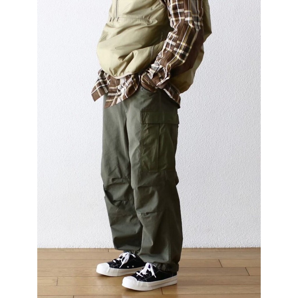 คลังสินค้าพร้อม Nanamika M51 Cargo Pants Japanese Loose Large Pocket Overalls Casual Pants Military 