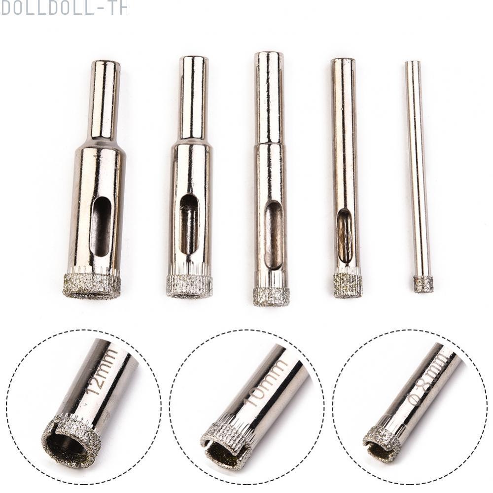 [Dolldoll]Drill Bits Diamond Tipped Drill Drill Bit Set Glass Hole Saw Brand New