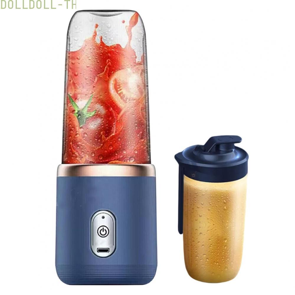 [Dolldoll]Portable Mini Blender USB Rechargeable Fruit Juice Maker for Smoothies