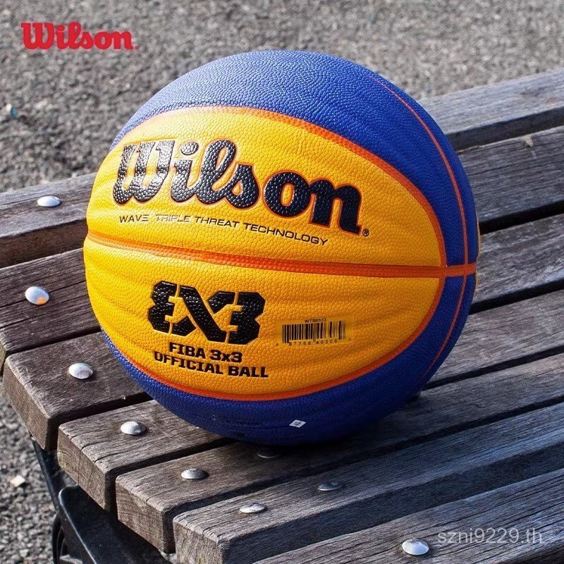 ตะกร้าบาสเก็ตบอล Wilson FAIBA ขนาดพกพา สำหรับเกม 3x3 และการฝึกฝน