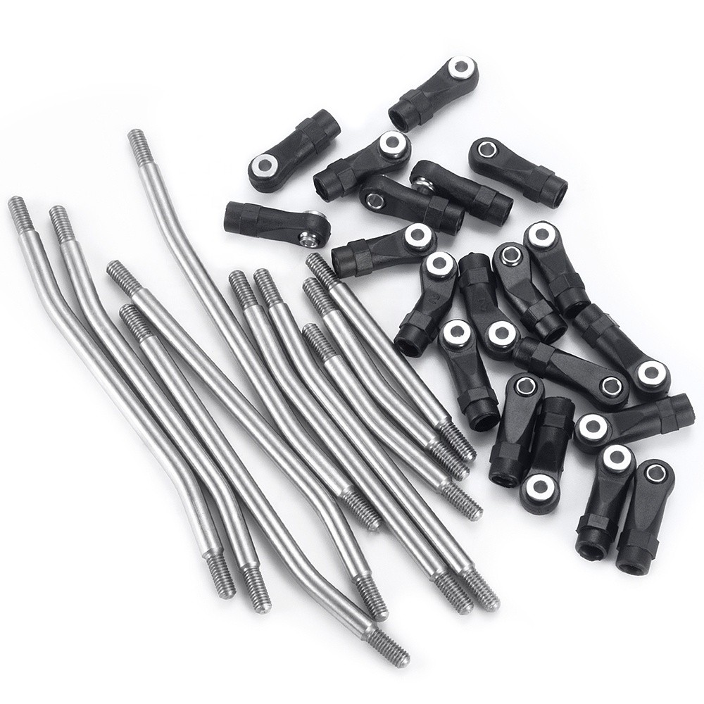 แชสซี Link Rod Kit 313/324 มม.ฐานล้อสําหรับ 1/10 TRX4 RC รถอะไหล่อัพเกรด