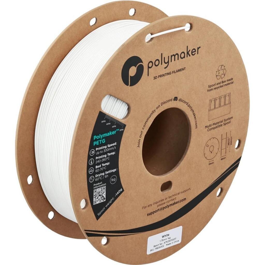 Polymaker PETG Filament for 3D Printer เส้นพิมพ์สามมิติ 1.75mm 1KG New