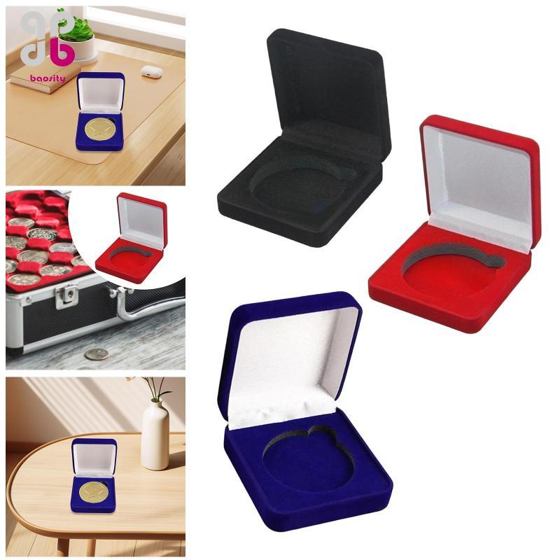 [Baosity] Collection Case Commemorative Coins Holder Multiuse Organizer Coins Presentation