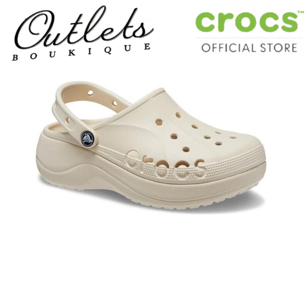 รองเท้า crocs baya platform shoes women รองเท้าลำลองผญ รองเท้าcrocsแท้ crocs women