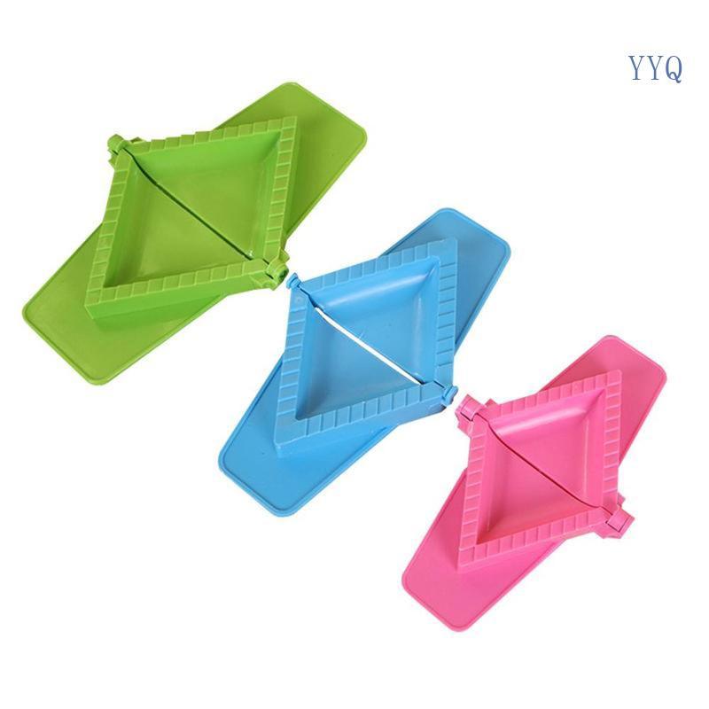 YQ Kitchen Dumpling Mold รูปทรงสี่เหลี่ยม Dumpling Ravioli Mold ทนทานใช้งานง่าย