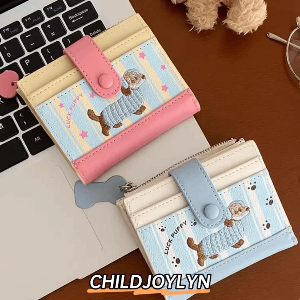 CHILDJOYLYN กระเป๋าใส่เหรียญสุนัขดอร์แพะสี Dopamine แบบการ์ตูน สำหรับผู้หญิงและวัยรุ่น