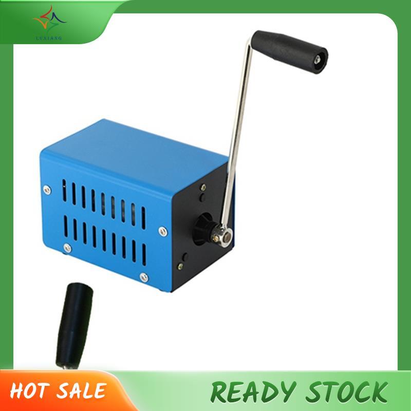 [luxiang.th] 20W Outdoor Multi-Function Portable Manual Crank Generator ชาร์จ USB Hand Crank Generat