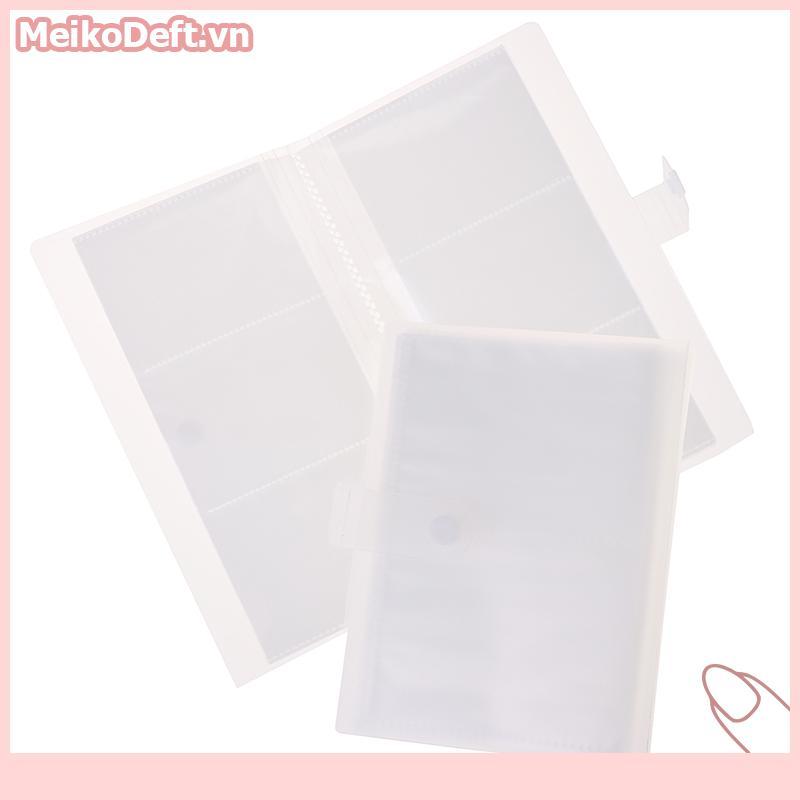 MeikoDeft 80/168 Slots Nail Stier Empty Storage Book Holder Case Photo Album With Button VN