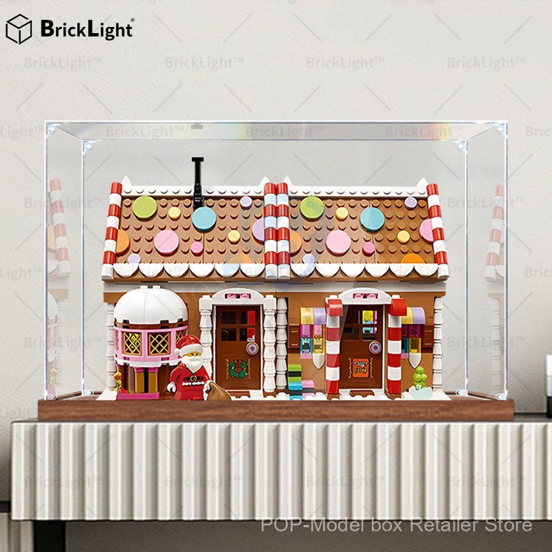 ❤️กล่องใส่โมเดล กล่องแสดงเหมาะสําหรับเลโก้ 40809 บ้านขิงวันหยุดอาคารบล็อกรูปกันดั้มรุ่นกล่องเก็บฝุ่น