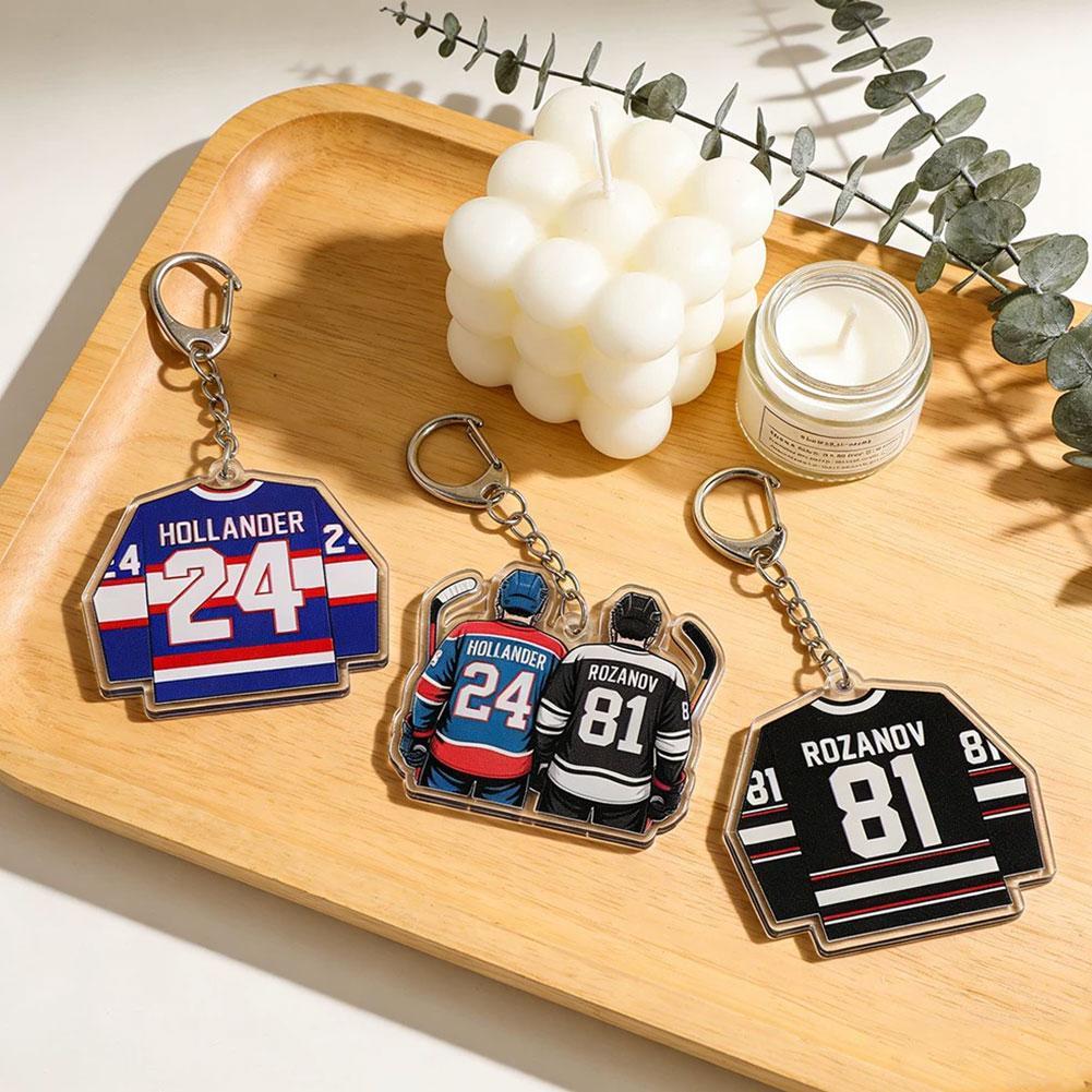 Tv Show Heated Rivalry พวงกุญแจอุปกรณ์เสริมกระเป๋า Shane 81 24 พวงกุญแจ Hollander Rozanov U8n1