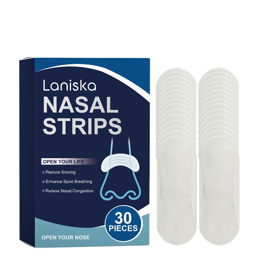 [คลังสินค้าพร้อม] LANISKA Sleep Care Nasal Patch Gentle Enjoy Night Sleep Natural Fit สบาย Fresh Nur