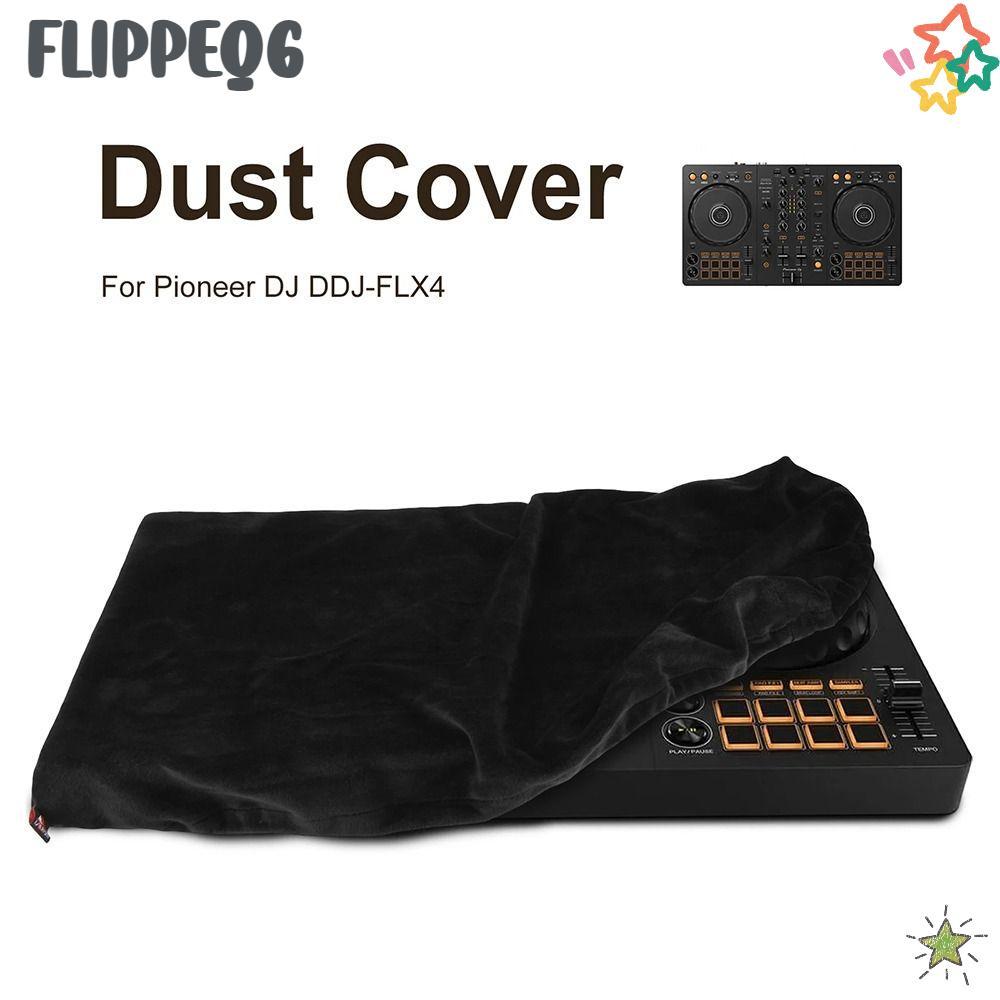 FLIPPEQ6 1 ชิ้นแขนป้องกัน,Reusable Soft DJ Controller ฝาครอบกันฝุ่น,ทนทานพร้อมวงยืดหยุ่นตุ๊กตาสั้นกั