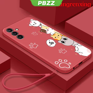 PBZZ เคสโทรศัพท์มือถือ ซิลิโคนนิ่ม กันกระแทก ลายการ์ตูนแมว สําหรับ samsung a24 4g a34 5g a54 5g YTDZMM02