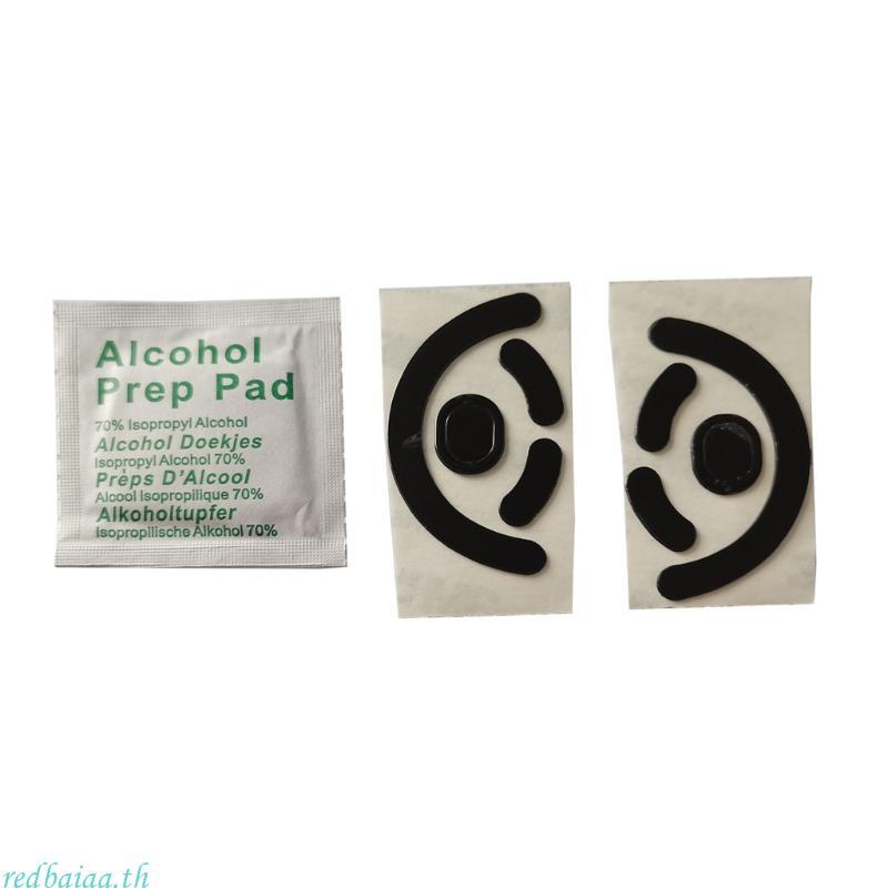 Redbaiaa Mouse Feet Curved Edge Mouse Skates Mouse Glides Pad สําหรับ M650L M750L