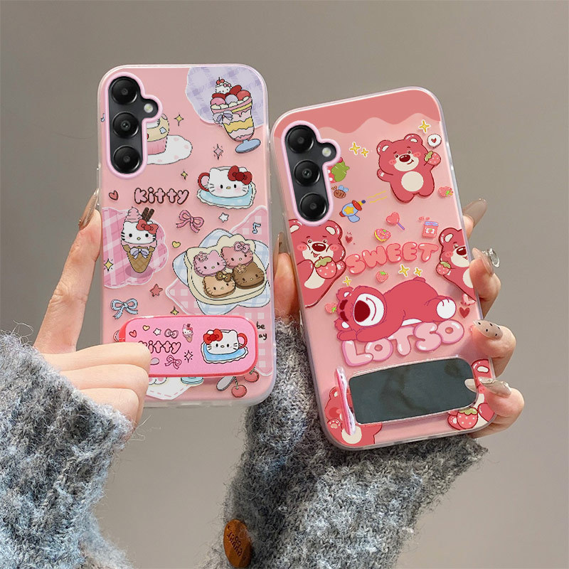 เคส Samsung a05s เคส Samsung a04s ขายึดกระจก เคสโทรศัพท์เยลลี่