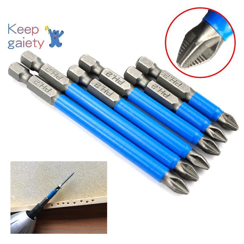 [Kpt-t] ดอกไขควงไฟฟ้ากันลื่นแม่เหล็ก 1/4″ Hex Shank Precision PH2 [ใหม่] ราคา ถูกที่สุด ดีลบีเคเค