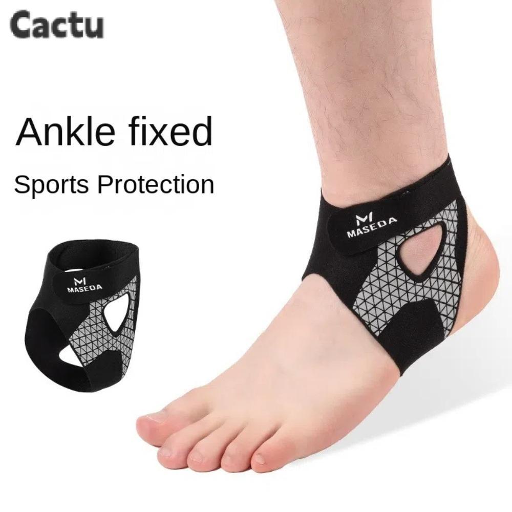 CACTU Compression Ankle Support, Pain Relief Breathable Ultra-thin Ankle Brace, Adjustable Bi-direct