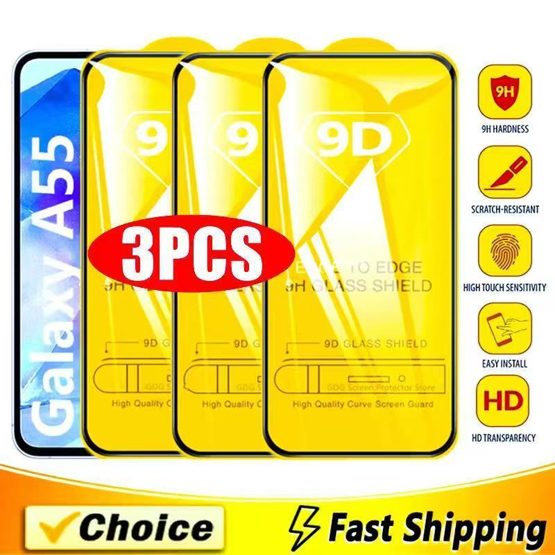 1-3Pcs 9D กระจกนิรภัยสําหรับ Realme C75 C67 C61 C63 C65 C51 C53 C55 C20 C21 C21Y C25Y C30 C30S C31 C