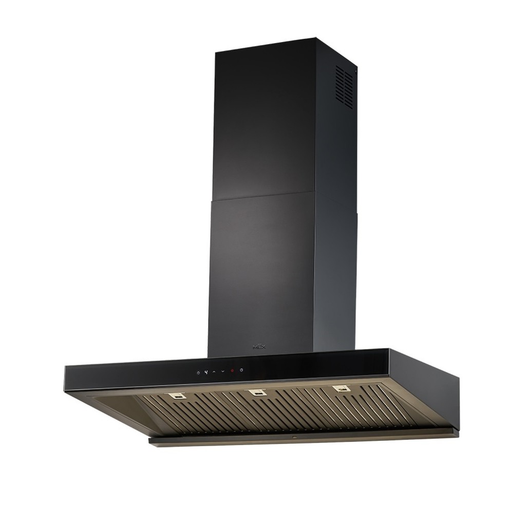 MEX เครื่องดูดควันกระโจมทรงกล่อง สีดำ ขนาด 90 ซม. รุ่น K638BFB90 สีดำ