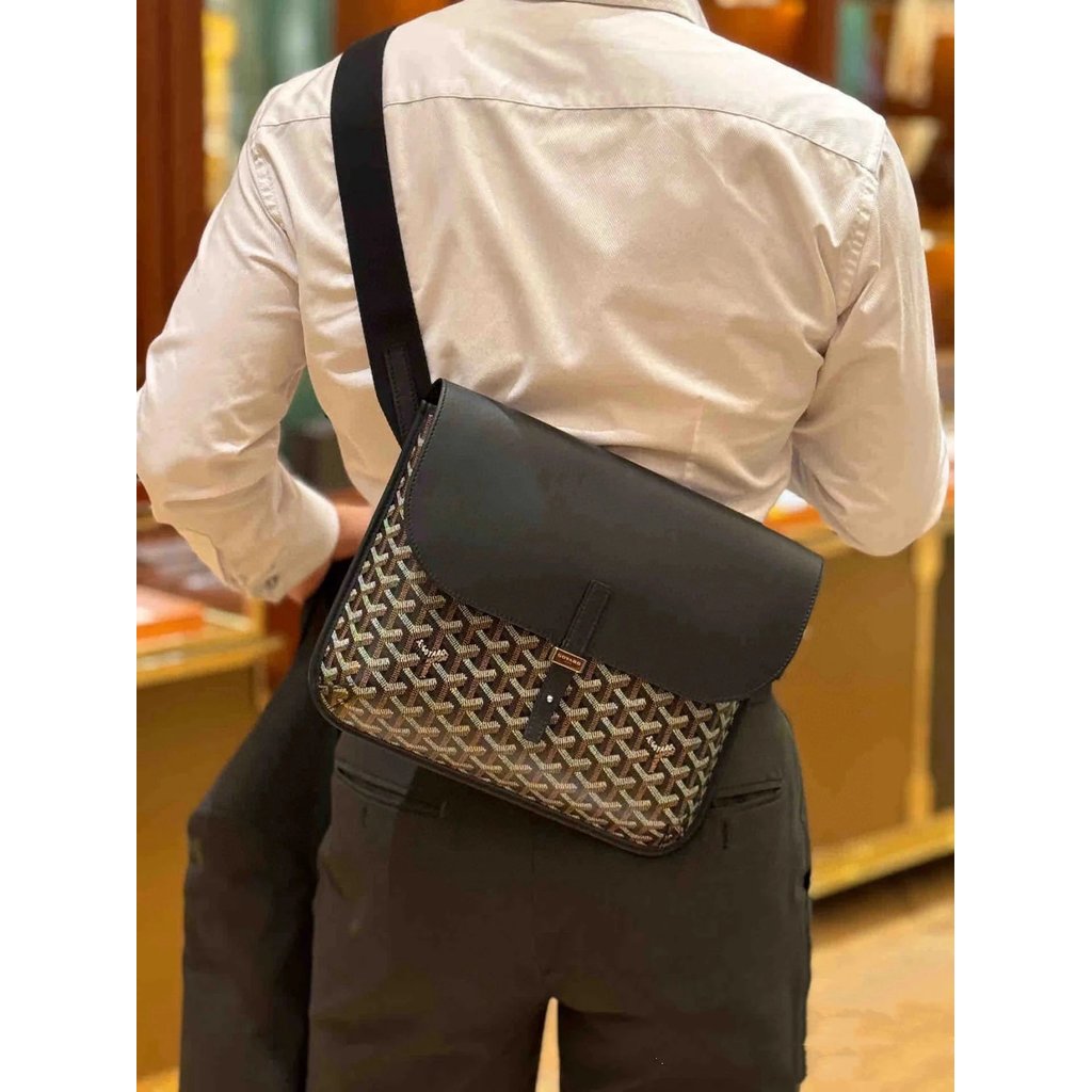 Goyard Classic Dog Tooth Logo กระเป๋าสะพายข้าง Coursier 6044