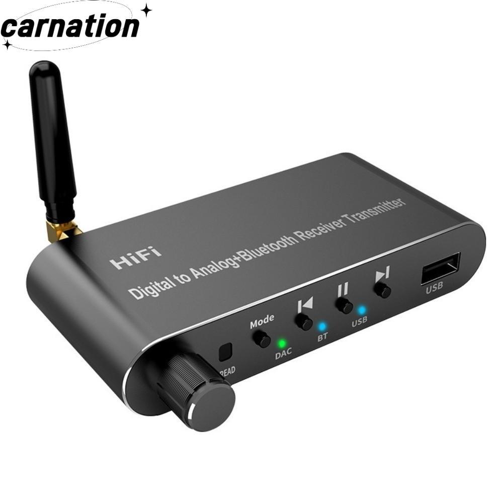 CARNATION Digital Optical to 3.5 mm, Aluminium Alloy 4 in 1 Digital to Analog Audio Converter, with 