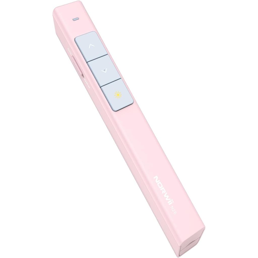 Norwii N26 Wireless Presentation Clicker, Remote Presentation, PowerPoint Clicker พร้อมตัวชี้สําหรับ