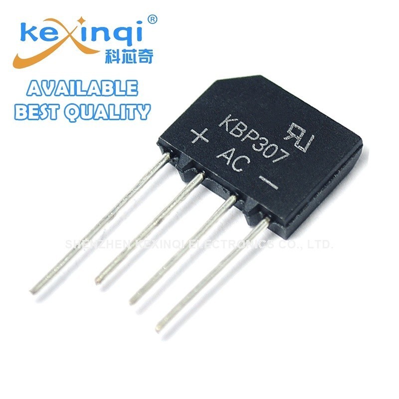 10PCS KBP307 Rectifier Bridge Flat Bridge Reactor 3A 700V Rectifier