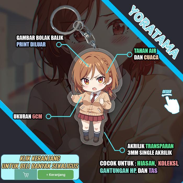 Gantungan Kunci Class no Daikari Akane Sakuramori พวงกุญแจอนิเมะ Lucu - Akane