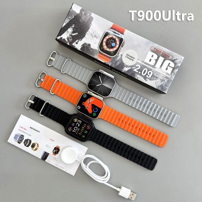 华强北T900ultra2智能手表t900ultra蓝牙通话运动手表男Huaqiangbei T900ultra2 Smartwatch T900ultra Bluetooth Calling Spo