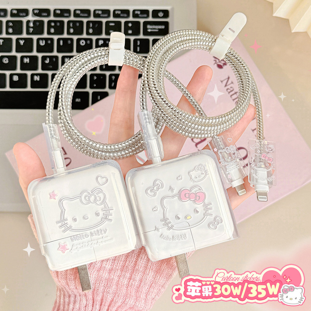 เหมาะสําหรับคอมพิวเตอร์ Apple Macbook Notebook Data Cable Protective Case 30w/35w Dual Port Charger 