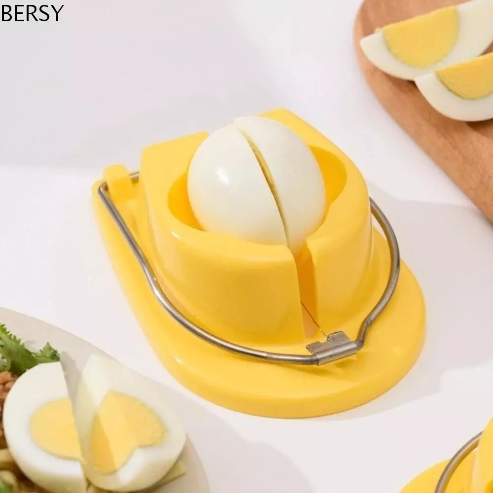 BESY เครื่องตัดไข่ต้ม, เครื่องตัดไข่ที่มีประสิทธิภาพประหยัดแรงงาน, สิ่งประดิษฐ์ตัดไข่กันสนิมสองเครื่องมือถือ Songhua Divider Party Platters