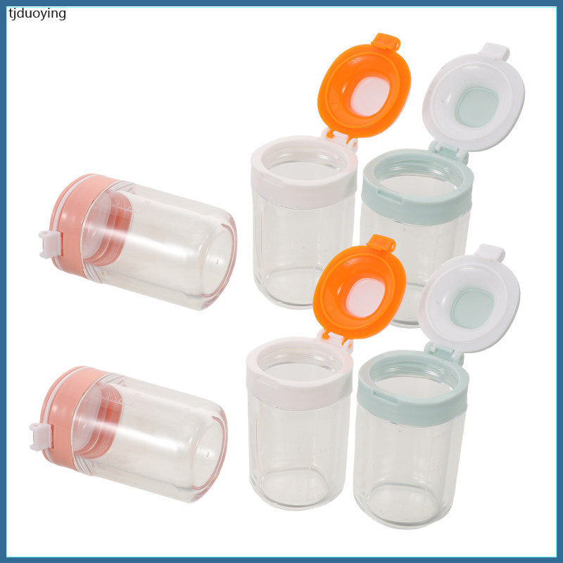 6 ชิ้นเสริมภาชนะบรรจุอาหารเด็ก Pp Jars tjduoying