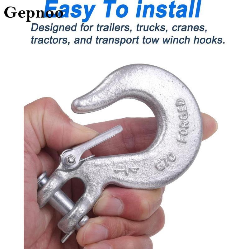 [Hellery2] Clevis Slip Hook Tow Chain Hook สําหรับรถบรรทุกลากจูงรถพ่วงรถยนต์