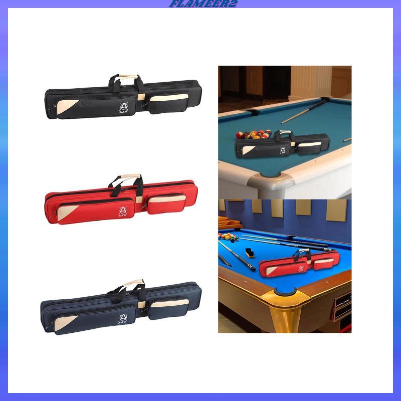 [Flameer2] บิลเลียดสระว่ายน้ํา Cue Stick Case 1/2 Snooker Pool Cue Bag กระเป๋าป้องกัน Oxford