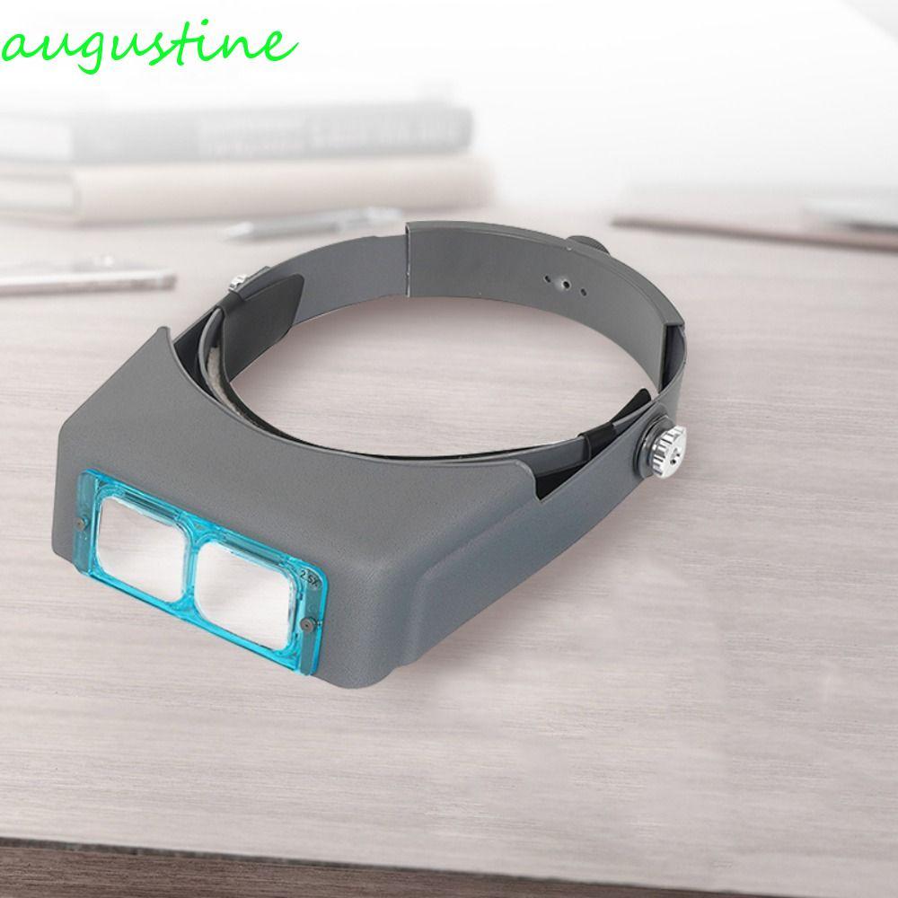 AUGUSTINE แว่นขยาย 2.5x Head-mounted Optivisor แฮนด์ฟรี 1 ชิ้น Eye Loupe