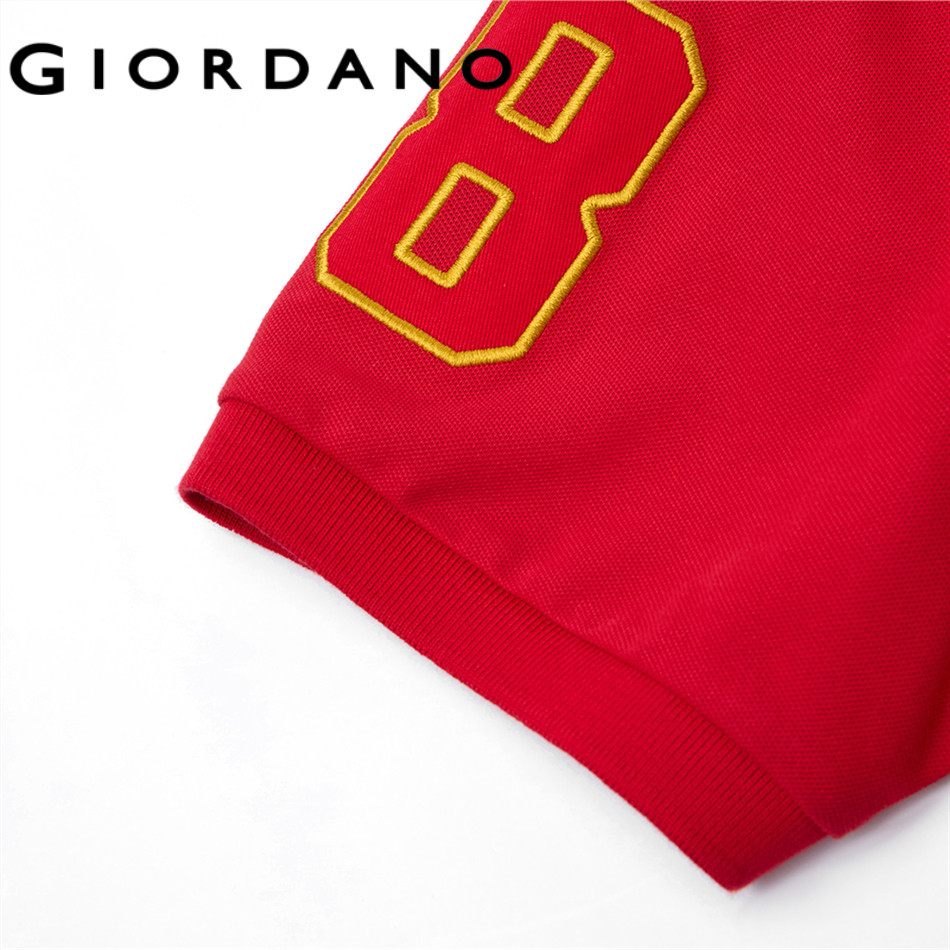 GIORDANO قميص بولو رجالي 3D Lion Slim — صورة 8