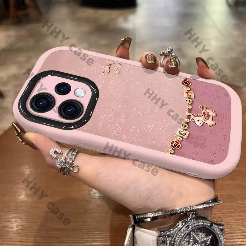 เคส OPPO Reno 15 14 5G เคส OPPO Reno 15 14 Pro เคส OPPO Reno 15 Pro Max 5G เคส กรณีLucky Pony Drop-Proof Full-CoverageซิลิโคนMicro-Poreป้องกันแฟชั่นแบรนด์Drop-Proofโทรศัพท์