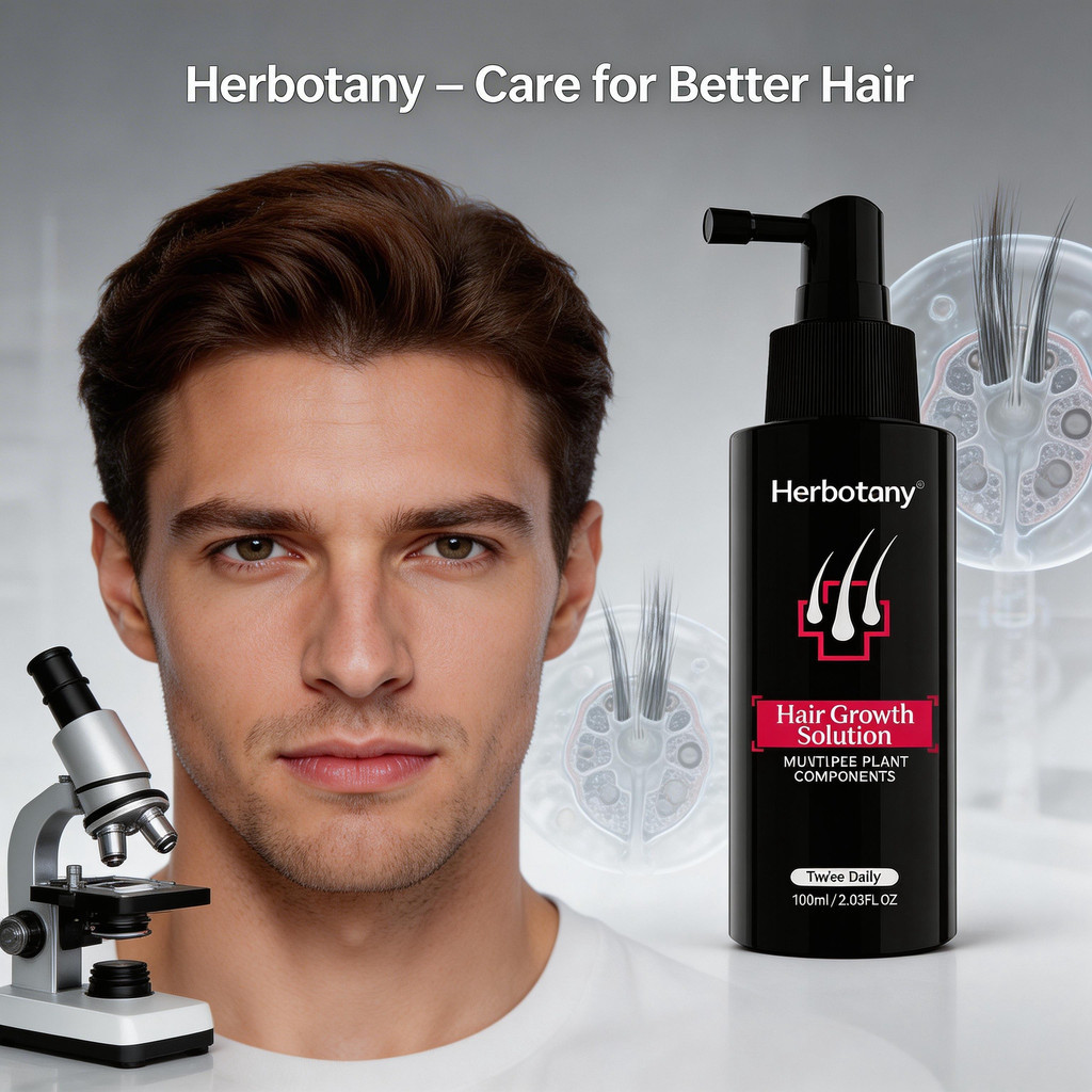 Herbotany Scalp essence Rogaine  Hair Growth Serum Improvement of baldness เซรั่มลดผมร่วง   เซรั่มฟื