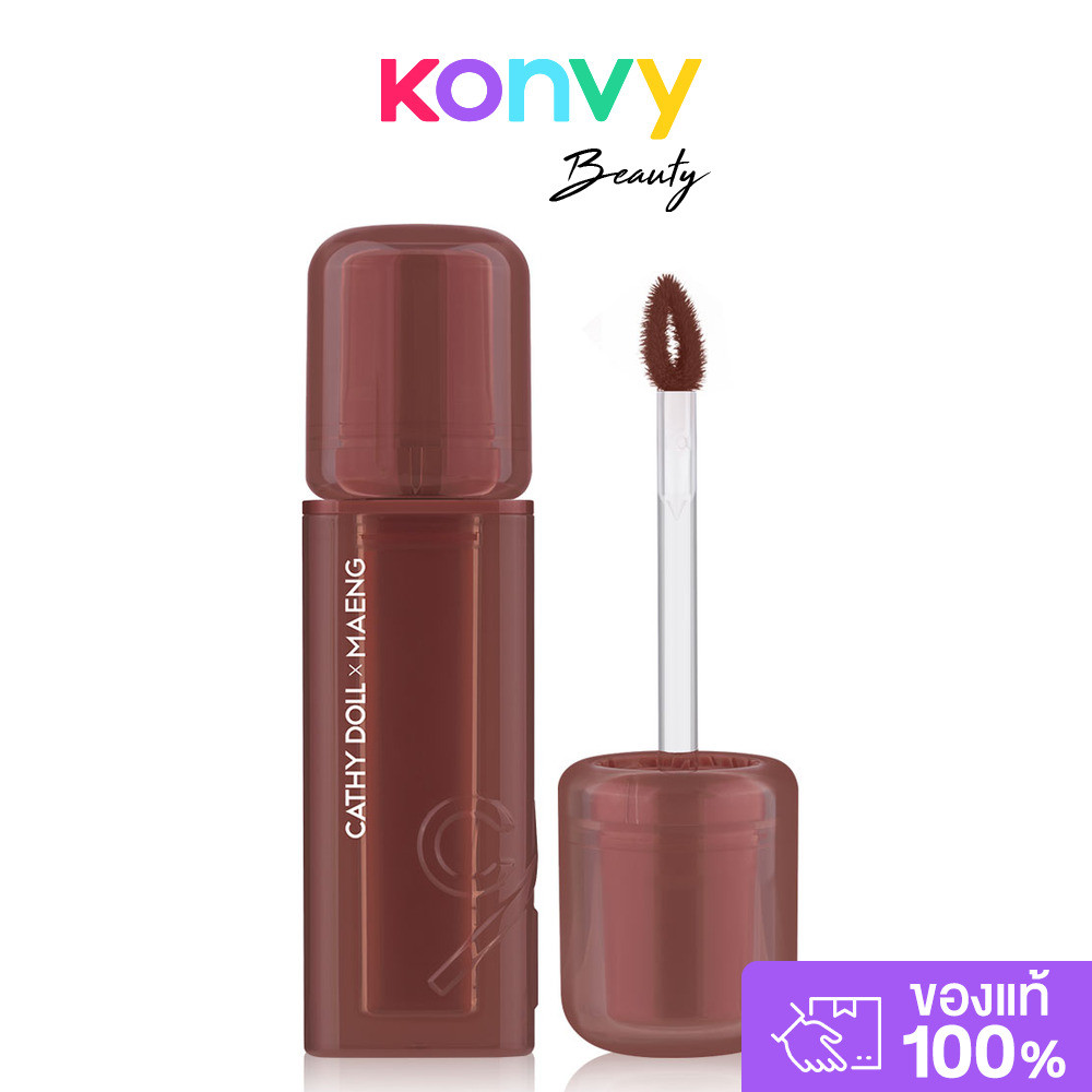 Cathy Doll x Maeng Ink Lip Gloss 3.2g #10 Cherry Toast เคที่ดอลล์ ลิปกลอสปากฉ่ำ.