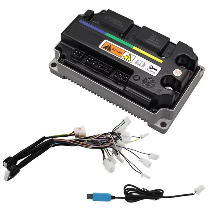 Ligent โปรแกรม EM100GTS 72360S 200A 3kw Brushless DC Controller QS มอเตอร์รถจักรยานยนต์ไฟฟ้าสกู๊ตเตอ