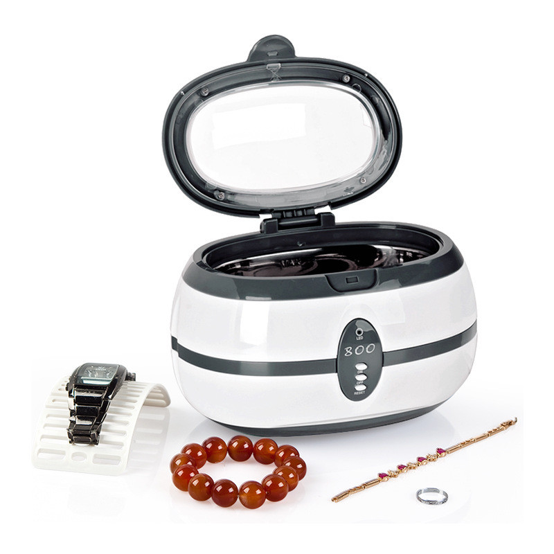 เครื่องทำความสะอาดอัลตราโซนิก VGT800 สำหรับใช้ในบ้าน ทำความสะอาดคอนแทคเลนส์ นาฬิกา เครื่องประดับ ฟัน