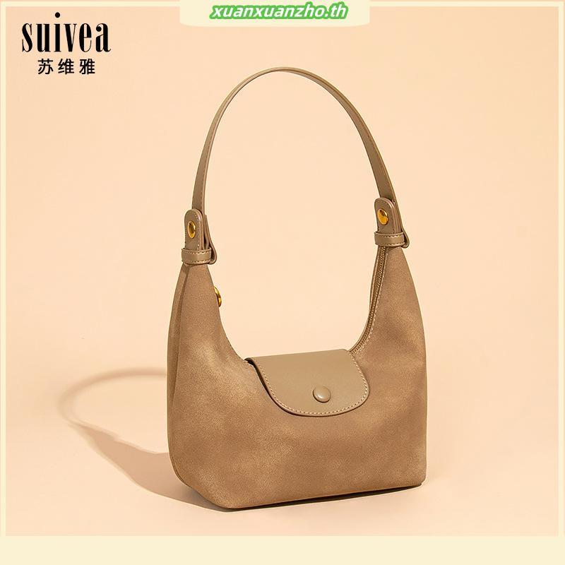 (**พร้อมส่ง) Somethingapparels trend -Suede Mira Bag- รวมสี Crossbody สะพายข้าง กระเป๋าถือ กระเป๋าSu