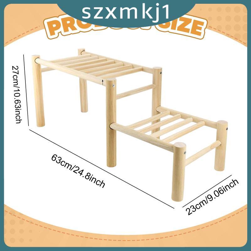 [Szxmkj1] คอนไก่สําหรับ Coop วัสดุไม้ Roosting Ladder Training Platform สําหรับไก่และนกฟาร์มเล่นกลางแจ้ง ราคา ถูกที่สุด ดีลบีเคเค แกลเลอรีภาพที่ 2