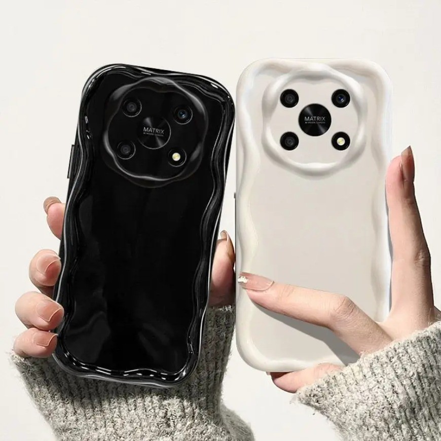 Clear TPU Wave Soft Case สําหรับ Honor Magic4 Lite เคสโทรศัพท์ Honor X9 กรณี Honor Magic 4 Lite Hono