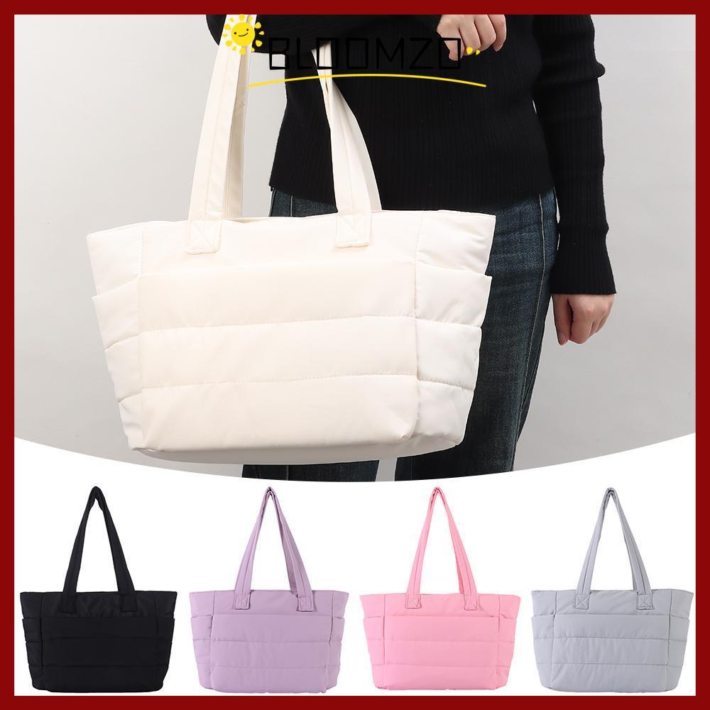 กระเป๋า tote BLOOMZO สำหรับผู้หญิง ความจุขนาดใหญ่ เหมาะสำหรับการทำงานและออกทริป