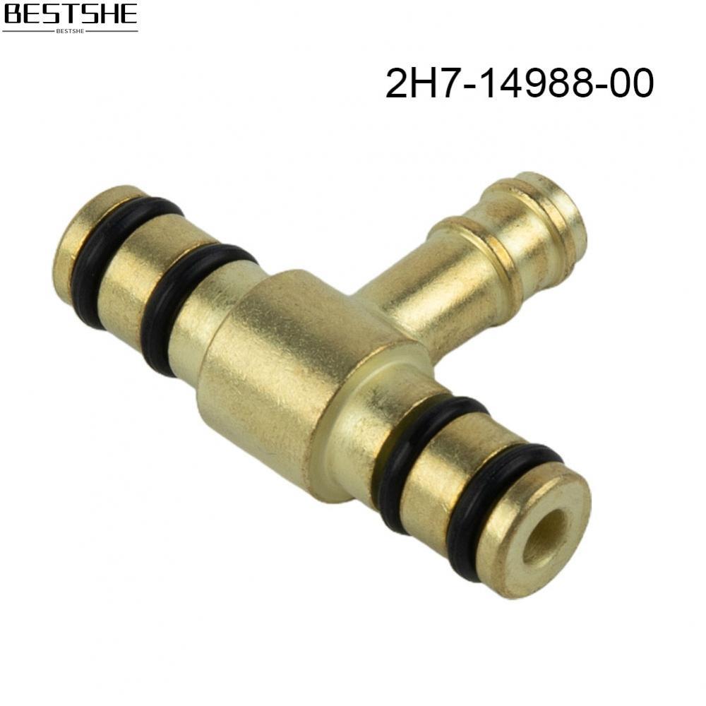 METAL CARBURETOR BRASS FUEL TEE สําหรับ FJ600 XS750 XS1100, FJ600N 1985 2H7-14988-00